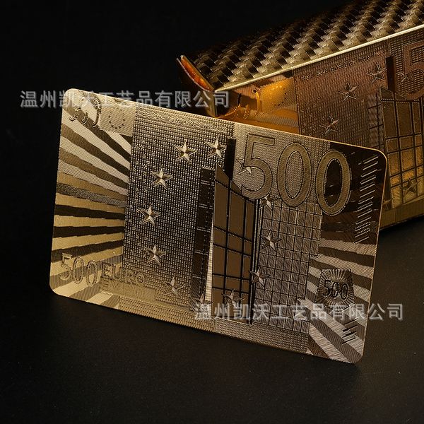 manufacturers supply euro 500 gold foil poker gold foil embossed poker environmental protection pet foreign trade poker customization
manufacturers supply euro 500 gold foil poker gold foil embossed poker environmental protection pet foreign trade poker customization