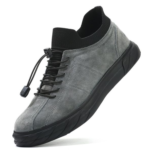 men's fashion big size steel toe covers work safety shoes genuine leather worker boots platform security boot seguridad zapatos, Black
men's fashion big size steel toe covers work safety shoes genuine leather worker boots platform security boot seguridad zapatos, Black