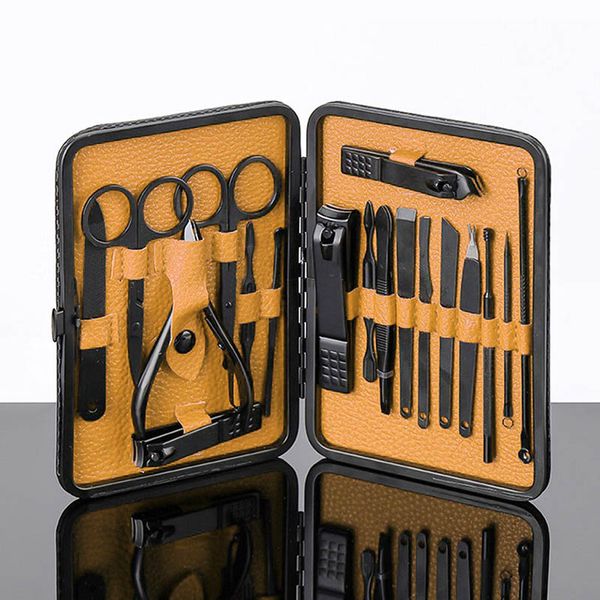 18pcs nail clippers set with storage case stainless steel manicure pedicure grooming tools kit lb88
18pcs nail clippers set with storage case stainless steel manicure pedicure grooming tools kit lb88