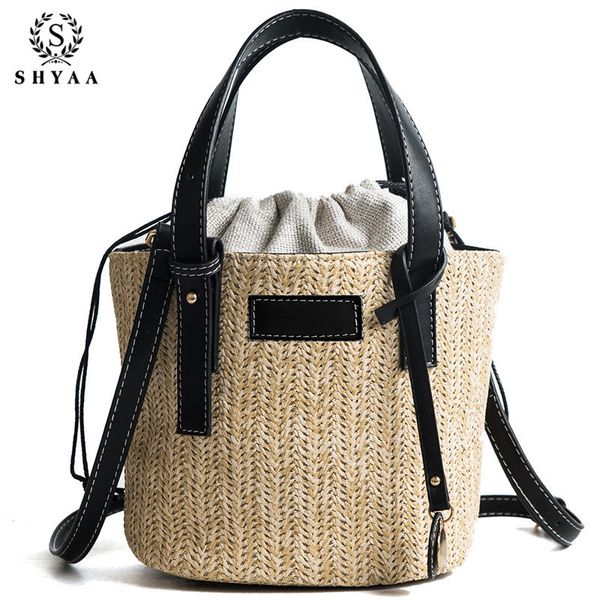 shyaa vintage retro women beach straw bag rope knitted big women handmade handbag lady fresh paper pack summer tote bag
shyaa vintage retro women beach straw bag rope knitted big women handmade handbag lady fresh paper pack summer tote bag