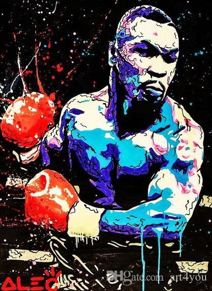 alec monopoly handpainted & hd printed abstract graffiti home decor wall art oil painting mike tyson on canvas g301
alec monopoly handpainted & hd printed abstract graffiti home decor wall art oil painting mike tyson on canvas g301