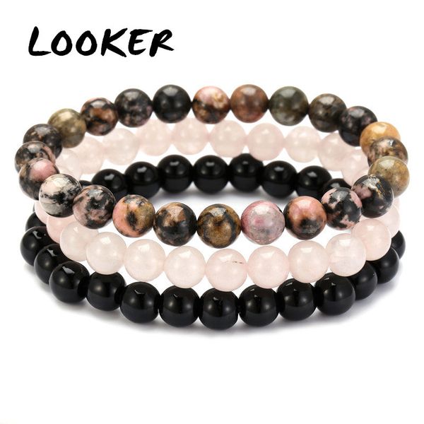 looker 8mm black onyx rhodonite rose quartzs beaded wrist men women natural stone bracelet sets stackable mala bracelets
looker 8mm black onyx rhodonite rose quartzs beaded wrist men women natural stone bracelet sets stackable mala bracelets