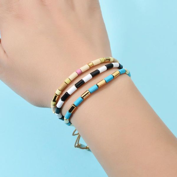 charm bracelets zmzy multicolor tile bracelet women stackable paint beads boho pulseras mujer fashion enamel jewelry spring, Golden;silver
charm bracelets zmzy multicolor tile bracelet women stackable paint beads boho pulseras mujer fashion enamel jewelry spring, Golden;silver