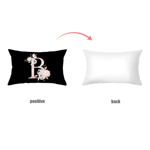 fuwatacchi 26 alphabet flower throw pillowcase for home decorative pillows covers black rectangle letter cushion cover 30*50cm
fuwatacchi 26 alphabet flower throw pillowcase for home decorative pillows covers black rectangle letter cushion cover 30*50cm