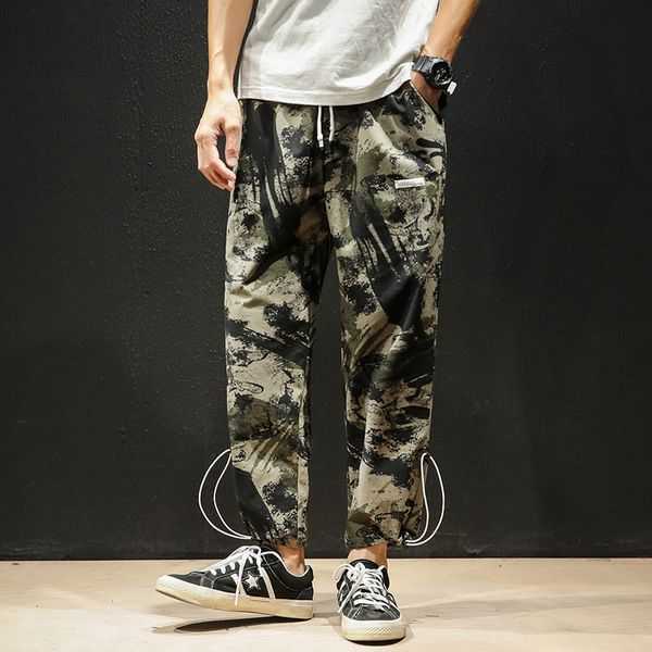 autumn new large size male camouflage micro-elastic nine points casual straight low waist sweatpants menswear m-5xl, Black
autumn new large size male camouflage micro-elastic nine points casual straight low waist sweatpants menswear m-5xl, Black