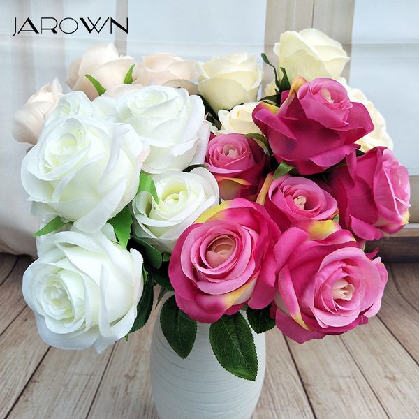 jarown artificial 7 head silk french rose floral bouquet fake flower wedding table decor home party accessory flores
jarown artificial 7 head silk french rose floral bouquet fake flower wedding table decor home party accessory flores