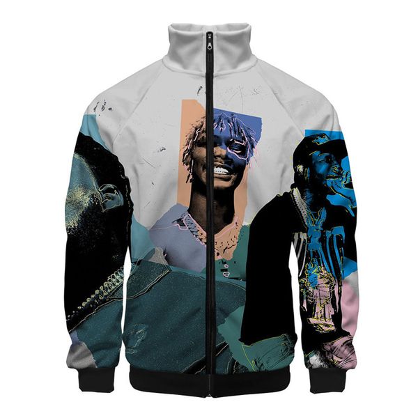 pop s rip mens конструктора толстовка street hiphop стиль 3d печатный стенд воротник с длинными рукавами пальто осенью весна мужской одежды, Black
pop s rip mens конструктора толстовка street hiphop стиль 3d печатный стенд воротник с длинными рукавами пальто осенью весна мужской одежды, Black