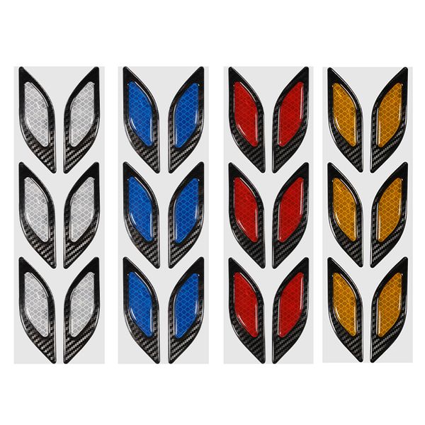 car reflective warning bar safety warning strip doors wheels reflective stickers 6 pieces per set
car reflective warning bar safety warning strip doors wheels reflective stickers 6 pieces per set