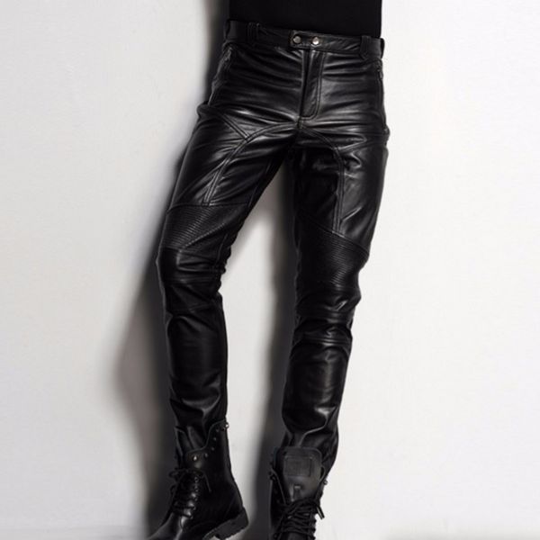new brand black genuine leather pants men fashion casual plus size 35 36 motorcycle pants trousers male joggers pantalon homme
new brand black genuine leather pants men fashion casual plus size 35 36 motorcycle pants trousers male joggers pantalon homme