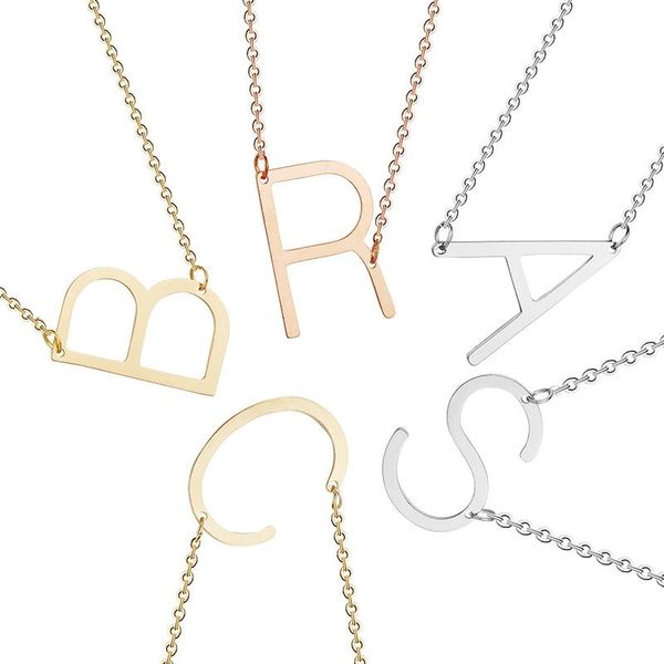 danyuan minimalist gold rose gold silver color 26 a-z letter name initial necklaces for women long big letter pendant necklace vxsuz
danyuan minimalist gold rose gold silver color 26 a-z letter name initial necklaces for women long big letter pendant necklace vxsuz