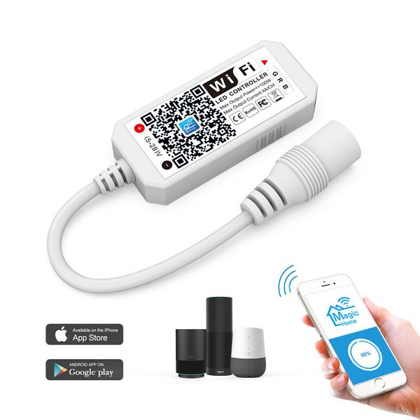 wifi wireless led smart controller compatible with alexa google home,working with android,ios system, rgb led strip lights
wifi wireless led smart controller compatible with alexa google home,working with android,ios system, rgb led strip lights