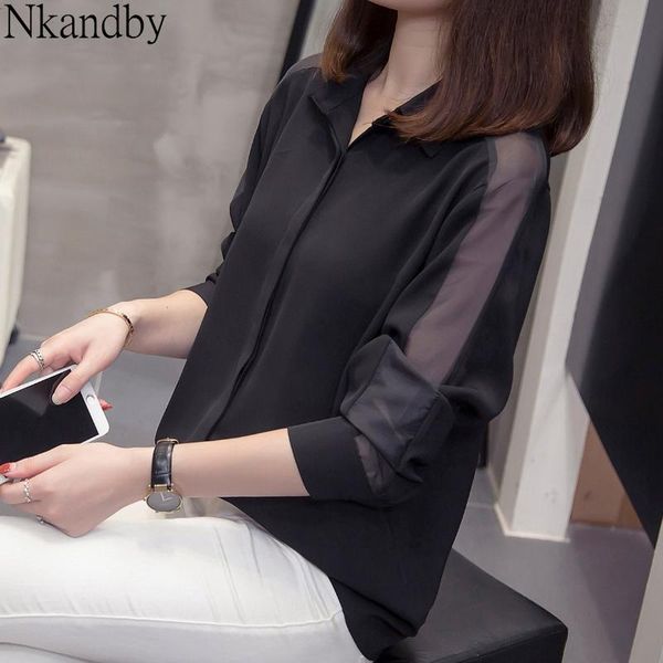 plus size long sleeve women and blouses 2020 autumn clothing korean fashion oversized mesh patchwork office lady shirts 4xl, White
plus size long sleeve women and blouses 2020 autumn clothing korean fashion oversized mesh patchwork office lady shirts 4xl, White