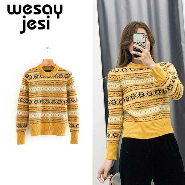 women sweater elegant vintage jacquard weave o-neck long sleeve sweaters women pull femme pullovers 2020 girl casual chic, White;black
women sweater elegant vintage jacquard weave o-neck long sleeve sweaters women pull femme pullovers 2020 girl casual chic, White;black
