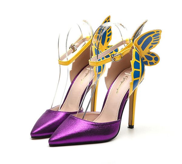 female sandal designer three-dimensional fantasy the butterfly matching high heels for women's shoes stiletto heels 11.5cm ing, Black
female sandal designer three-dimensional fantasy the butterfly matching high heels for women's shoes stiletto heels 11.5cm ing, Black