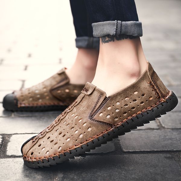 2020 new summer new peas shoes mens korean-style selling low-soft bottom all-match hollow-out casual shoes, Black
2020 new summer new peas shoes mens korean-style selling low-soft bottom all-match hollow-out casual shoes, Black