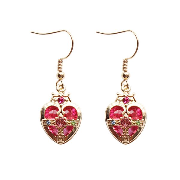 6 pair /lot fashion jewelry metal sailor moon crown heart earrings for women, Silver
6 pair /lot fashion jewelry metal sailor moon crown heart earrings for women, Silver