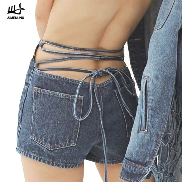 aimenunu back bandage denim shorts high waist large size mini jeans female summer 2019 streetwear fashion tide, Blue
aimenunu back bandage denim shorts high waist large size mini jeans female summer 2019 streetwear fashion tide, Blue