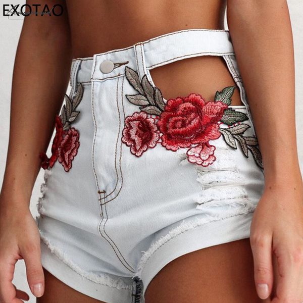 out hollow jeans shorts women rose embroidery white ripped denim pantalones summer high waist polyester short pants female, White;black
out hollow jeans shorts women rose embroidery white ripped denim pantalones summer high waist polyester short pants female, White;black