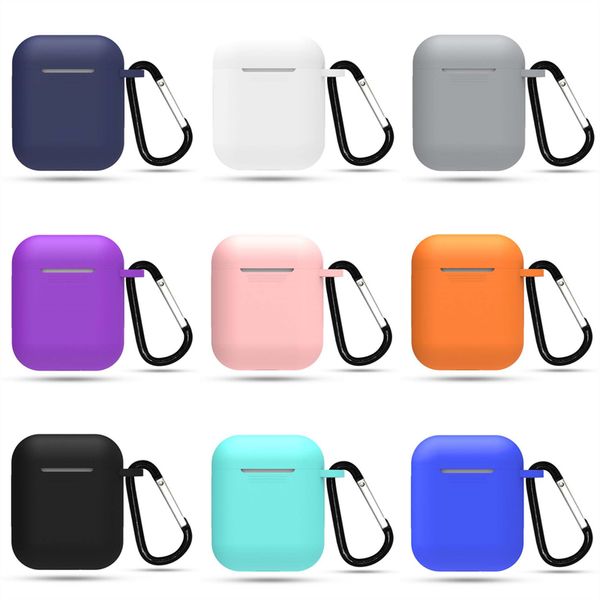 for apple airpods silicone case soft ultra thin protector cover sleeve pouch with anti-lost buckle for air pods earphone case i9s tws dhl
for apple airpods silicone case soft ultra thin protector cover sleeve pouch with anti-lost buckle for air pods earphone case i9s tws dhl