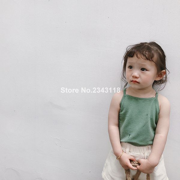 summer cute girls cotton sleeveless slipping kids all-match casual t shirts clothes, Blue
summer cute girls cotton sleeveless slipping kids all-match casual t shirts clothes, Blue