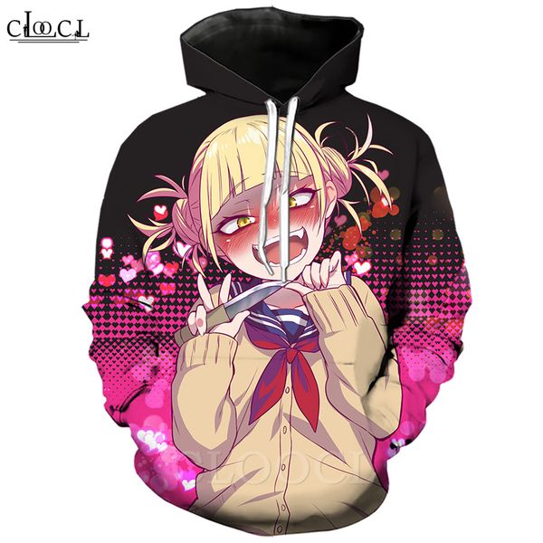 new style anime girl my hero academia ahegao manga hoodie men women 3d print himiko toga hip hop streetwear pullovers, Black
new style anime girl my hero academia ahegao manga hoodie men women 3d print himiko toga hip hop streetwear pullovers, Black