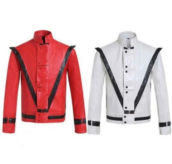 michael jackson thriller billie jean pu jackets boy modern dance cosplay costume, Black;red
michael jackson thriller billie jean pu jackets boy modern dance cosplay costume, Black;red