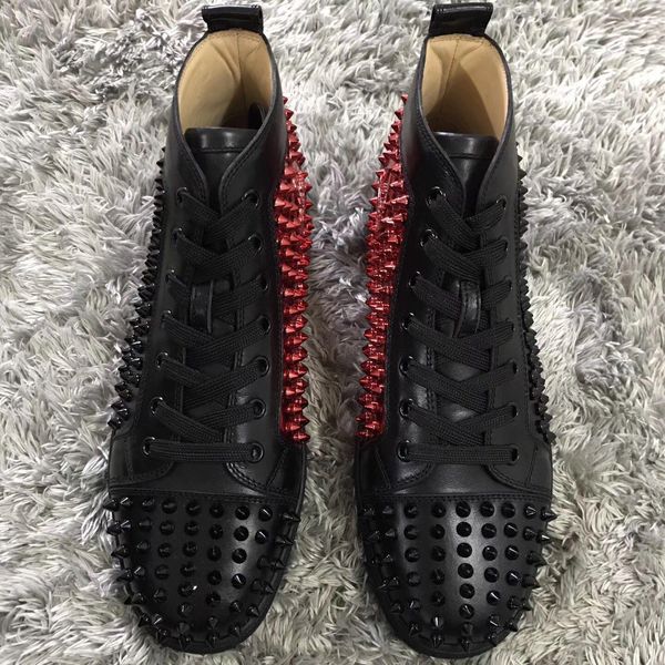 black-red,white-gold leather classic designer men womens spikes red bottom sneakers,brand designer party wedding causal shoes eu35-46 t18
black-red,white-gold leather classic designer men womens spikes red bottom sneakers,brand designer party wedding causal shoes eu35-46 t18