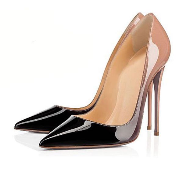 sale plus size 33 to 46 red bottom pump genuine leather bridal wedding shoes pointed toe stiletto heels woman high heels tradingbear, Black
sale plus size 33 to 46 red bottom pump genuine leather bridal wedding shoes pointed toe stiletto heels woman high heels tradingbear, Black