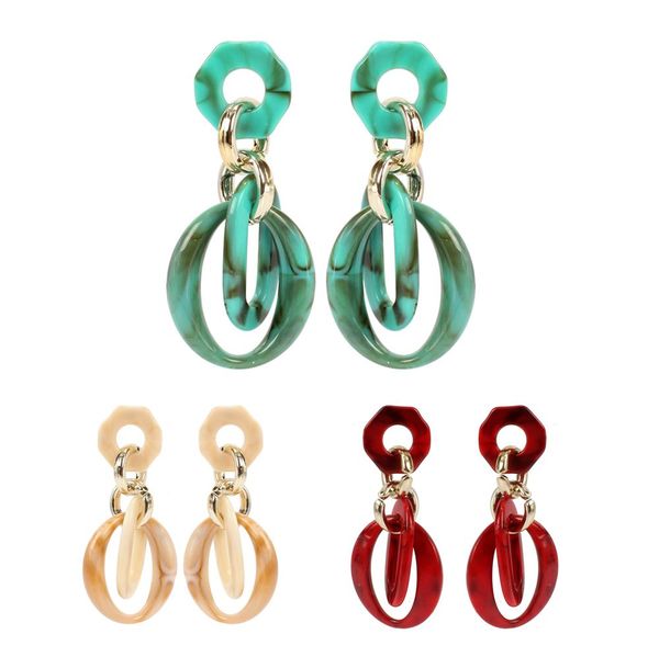 korean style geometric hollow out circle acetate acrylic resin chic big dangle drop statement lady's earrings ing, Silver
korean style geometric hollow out circle acetate acrylic resin chic big dangle drop statement lady's earrings ing, Silver
