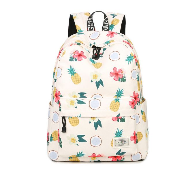 summer new style korean version teenage girls schoolbags comfortable pineapple printed teenagers school bags travel backpack
summer new style korean version teenage girls schoolbags comfortable pineapple printed teenagers school bags travel backpack