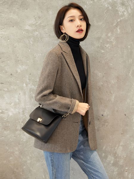 kmetram wool coat female jacket woman spring 2019 korean streetwear blazer women woolen coats and jackets chaqueta mujer my2767, Black
kmetram wool coat female jacket woman spring 2019 korean streetwear blazer women woolen coats and jackets chaqueta mujer my2767, Black