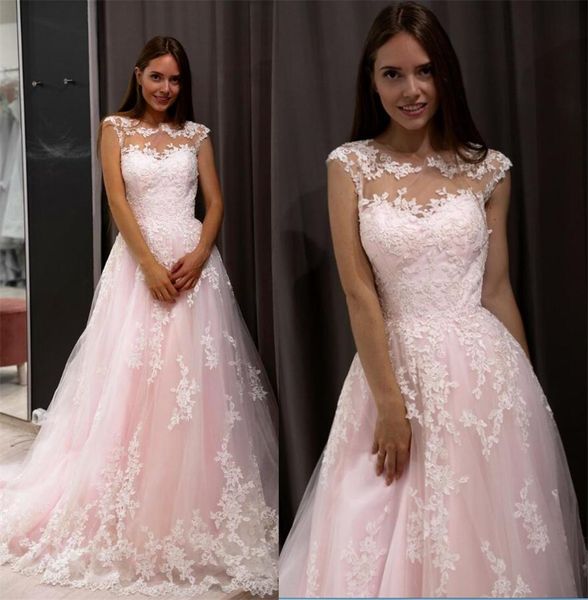 baby pink a line свадебные платья старинные кружевные аппликации jewel neck sweep train robes de mariée длинные свадебные платья плюс размер, White
baby pink a line свадебные платья старинные кружевные аппликации jewel neck sweep train robes de mariée длинные свадебные платья плюс размер, White