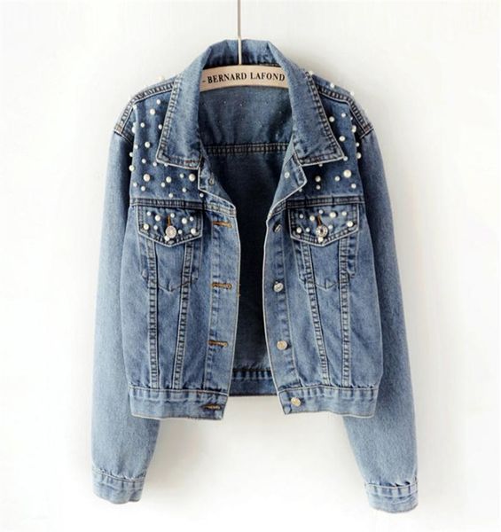 plus size pearl beading short denim jackets 3xl 5xl women white wash long sleeve vintage casual jean jacket bomber denim coat, Black;brown
plus size pearl beading short denim jackets 3xl 5xl women white wash long sleeve vintage casual jean jacket bomber denim coat, Black;brown