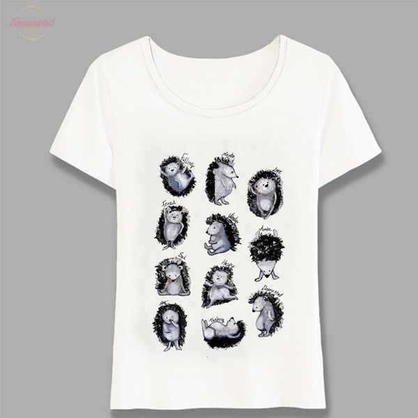 new summer womens hedgehogs days printed t shirt funny animal design women vintage t shirt cute girl tees harajuku, White
new summer womens hedgehogs days printed t shirt funny animal design women vintage t shirt cute girl tees harajuku, White