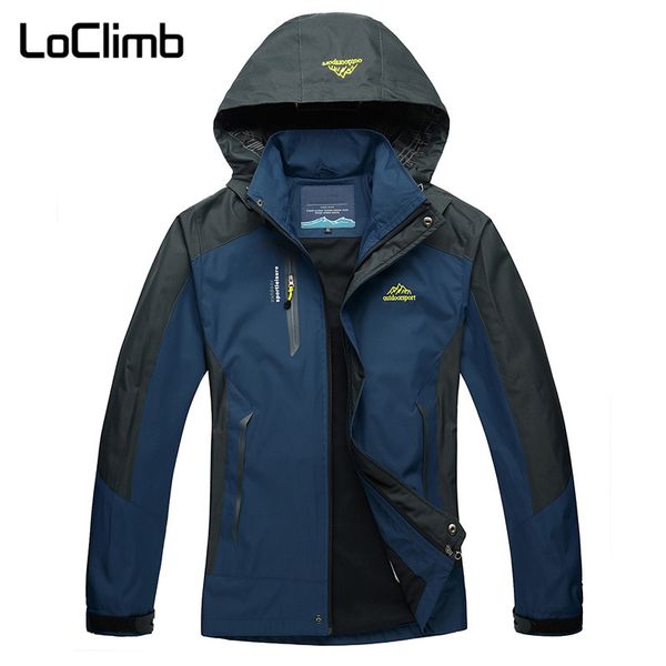 loclimb men's outdoor sport windbreaker 2020 sping windproof waterproof camping hiking jacket men trekking fishing coat,am163, Blue;black
loclimb men's outdoor sport windbreaker 2020 sping windproof waterproof camping hiking jacket men trekking fishing coat,am163, Blue;black
