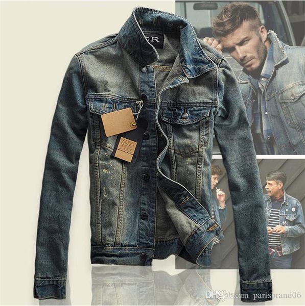 autumn mens designer vintage jackets casual mens washed denim coats casual mens loose outwear with single breasted, Black;brown
autumn mens designer vintage jackets casual mens washed denim coats casual mens loose outwear with single breasted, Black;brown