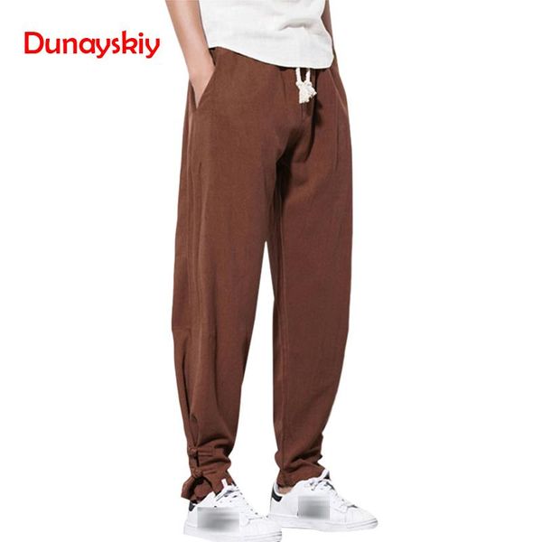 2019 autumn harem pants men pure linen pants drawstring flax trousers hip hop loose vintage long casual joggers, Black
2019 autumn harem pants men pure linen pants drawstring flax trousers hip hop loose vintage long casual joggers, Black