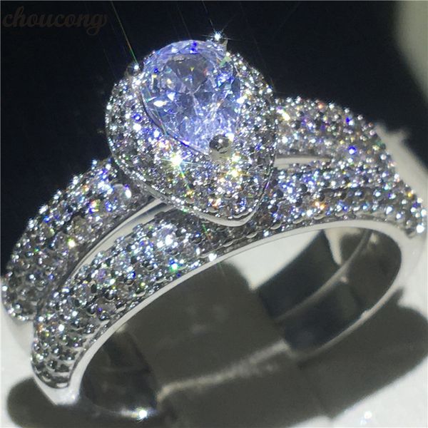 choucong 2018 luxury ring set 925 sterling silver pave setting diamond enagagement wedding band rings for women jewelry, Slivery;golden
choucong 2018 luxury ring set 925 sterling silver pave setting diamond enagagement wedding band rings for women jewelry, Slivery;golden