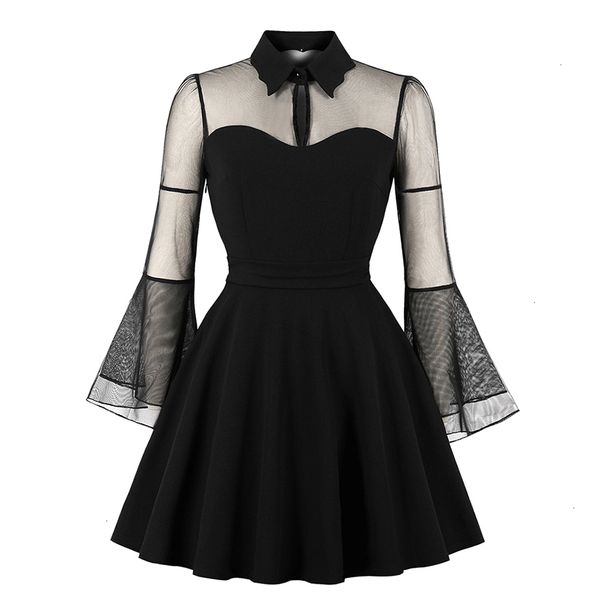 womens dresses party dress women gothic dress black patchwork see through flare sleeve draped elegant plus size party short dresses, Black;gray
womens dresses party dress women gothic dress black patchwork see through flare sleeve draped elegant plus size party short dresses, Black;gray