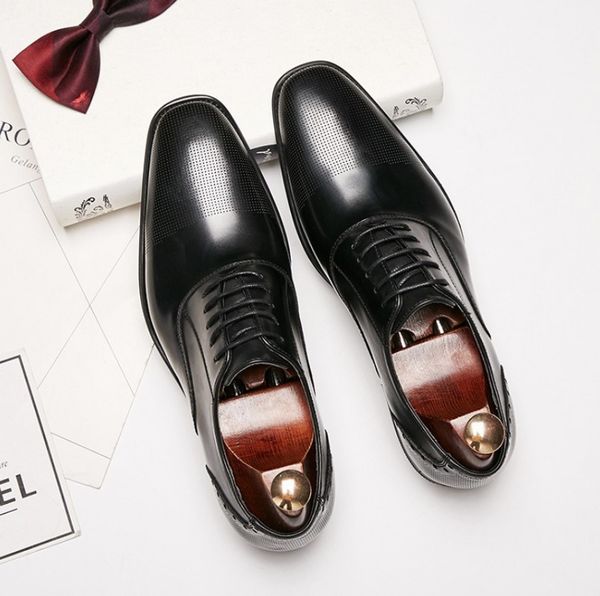 wedding dress suit formal shoes men loafers men slip on dress shoes business oxford leather zapatos hombre vestir, Black
wedding dress suit formal shoes men loafers men slip on dress shoes business oxford leather zapatos hombre vestir, Black