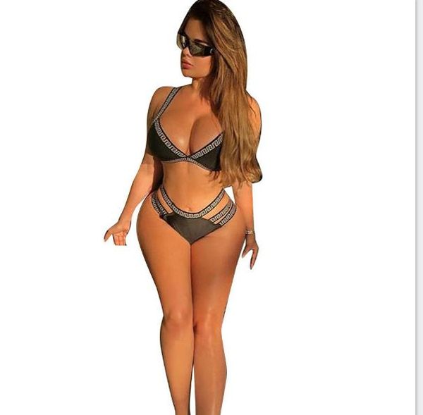 women 2pcs bikini sets tankinis high waist bras cross designer briefs swimwear bathing suits female clothing, White;black
women 2pcs bikini sets tankinis high waist bras cross designer briefs swimwear bathing suits female clothing, White;black
