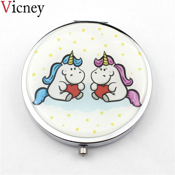 vicney new mini cartoon pocket cosmetic mirror fashion round makeup mirrors compact beauty double-sided mirror magnifier
vicney new mini cartoon pocket cosmetic mirror fashion round makeup mirrors compact beauty double-sided mirror magnifier