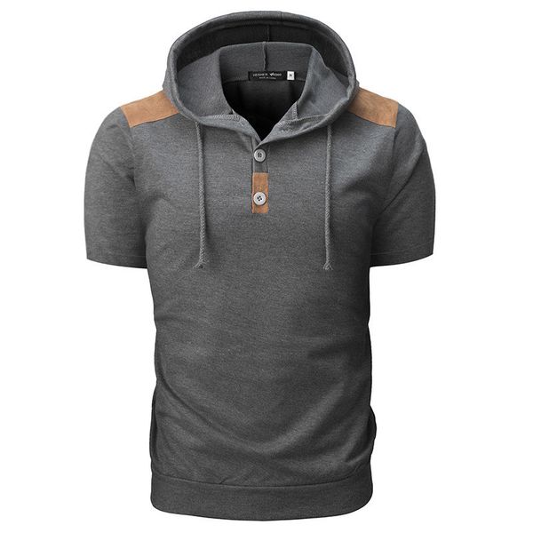 mens designer panelled hooded tees fashion natural color short sleeve tees casual pullover shirts mens clothing, White;black
mens designer panelled hooded tees fashion natural color short sleeve tees casual pullover shirts mens clothing, White;black