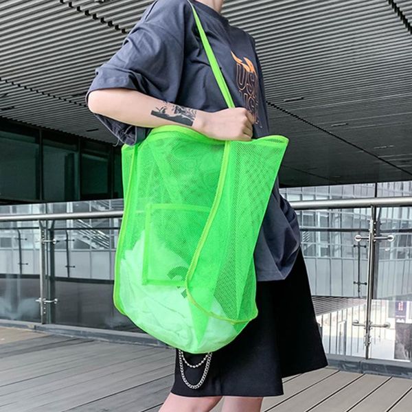 women sports mesh handbags classic texture creative design chic large capacity yoga fitness workout shoulder bags
women sports mesh handbags classic texture creative design chic large capacity yoga fitness workout shoulder bags