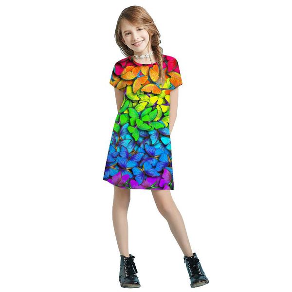 2020 colorful butterfly printed girl's dress sleeveless a-line dress fashion loose children's princess baby girl clothes, Red;yellow
2020 colorful butterfly printed girl's dress sleeveless a-line dress fashion loose children's princess baby girl clothes, Red;yellow