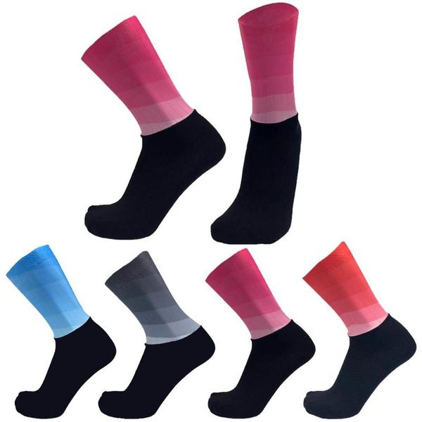 gradient color breathable sports socks durable women men anti-slip cycling running socks necessary outdoor cycling gadgets, Black
gradient color breathable sports socks durable women men anti-slip cycling running socks necessary outdoor cycling gadgets, Black