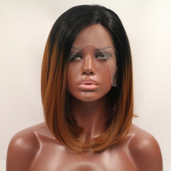 short bob lace front sythetic wigs 13x4 ombre brown color wigs brazilian bob lace front wigs for black women
short bob lace front sythetic wigs 13x4 ombre brown color wigs brazilian bob lace front wigs for black women