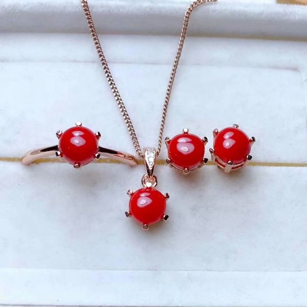 shilovem 925 sterling silver real natural red coral pendants rings earrings women plant party send necklace gift mtzj0606ze0606, Black
shilovem 925 sterling silver real natural red coral pendants rings earrings women plant party send necklace gift mtzj0606ze0606, Black