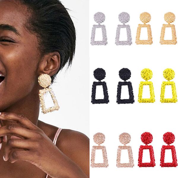 european american metal retro earrings personality multicolor geometric square metal earrings ladies women parties jewelry friend gift, Silver
european american metal retro earrings personality multicolor geometric square metal earrings ladies women parties jewelry friend gift, Silver