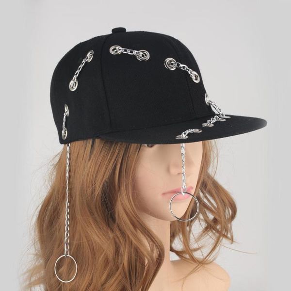 punk hats iron ring chain hip hop cap baseball caps black punk style snapback hats metal chain trucker hat for men women bone, Blue;gray
punk hats iron ring chain hip hop cap baseball caps black punk style snapback hats metal chain trucker hat for men women bone, Blue;gray